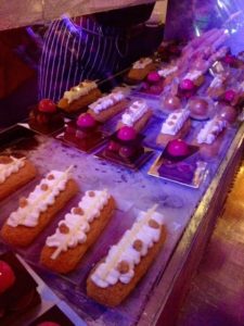 Pastry Chef Laurent Branlard prepared a trio of desserts.