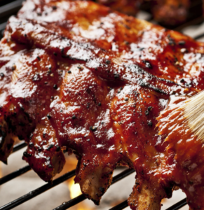 Photo of Kansas City Style BBQ for Super Bowl party.