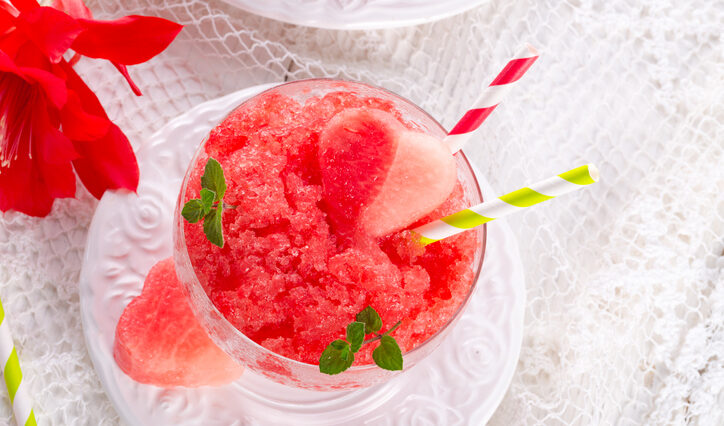 Local cocktail using watermelon.