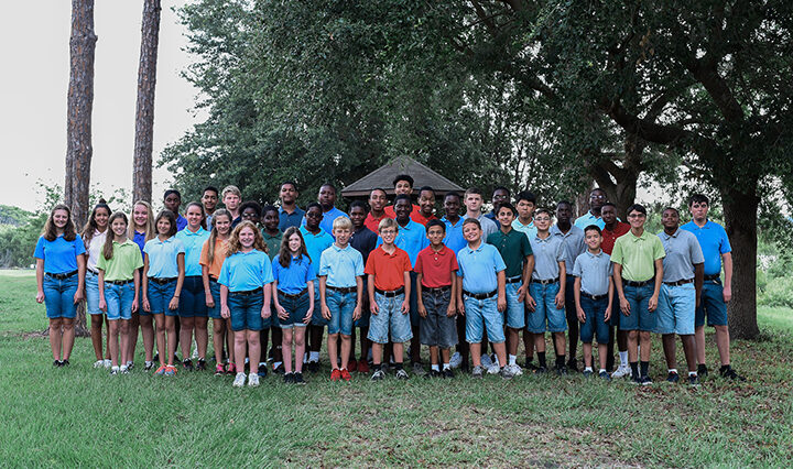 photo of a group of children at Edgewood Children's Ranch