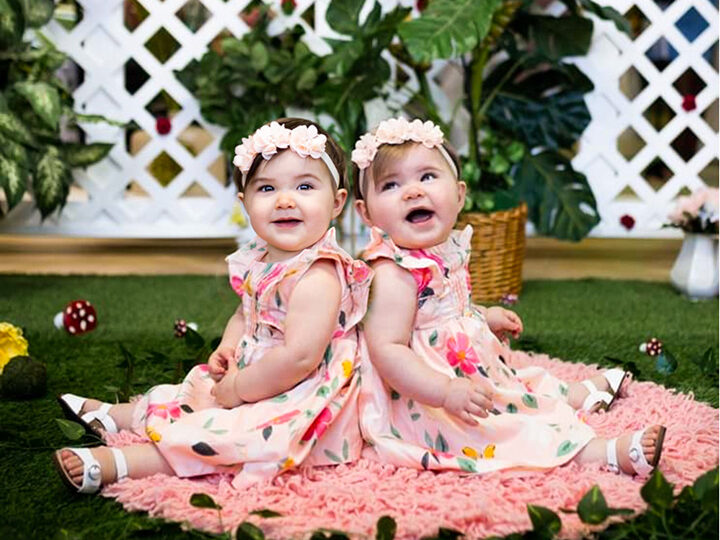 Photo of first-place winners Bristol & Monroe.