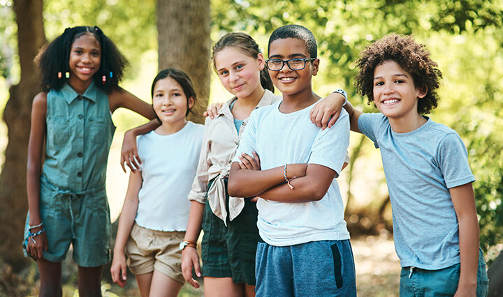 Kids at summer camp.