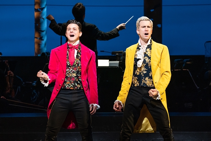 Photo of Jason Forbach and Gavin performing in the musical Into the Woods, composed by Stephen Sondheim