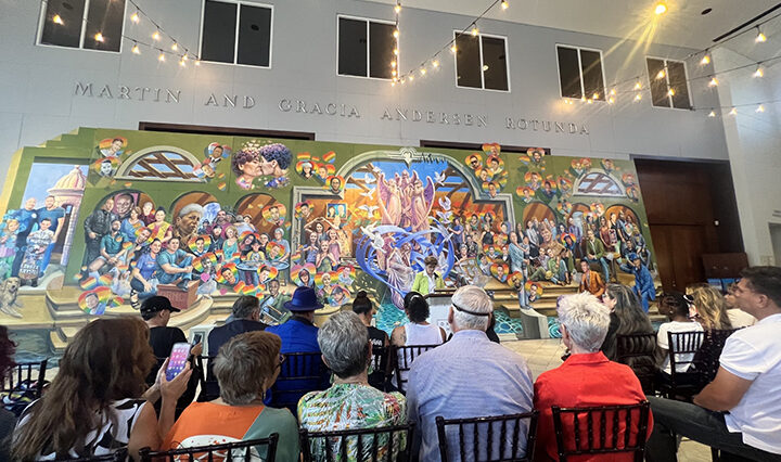 A photo of the "Inspiration Orlando United" mural embodies the spirit of unity and resilience that the city of Orlando displayed in the wake of the tragedy.