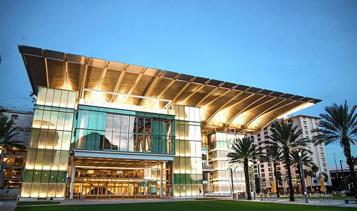 Photo of the outside o the Dr. Phillips Center.