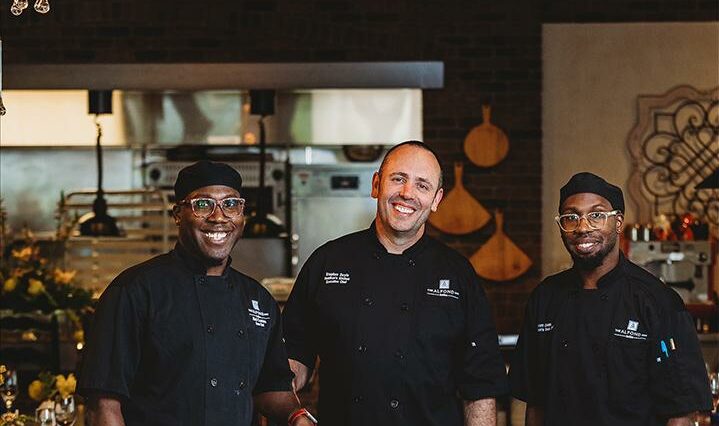 three Hamilton's Kitchen chefs