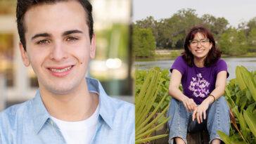 Siena Forrester, a West Orange High School senior, and Cruz Donovan, a University of Central Florida sophomore, both Daniel Mills Apprentices.
