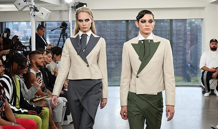 Photo of models walking down the runway for the L5A NYFW 2023 segment.