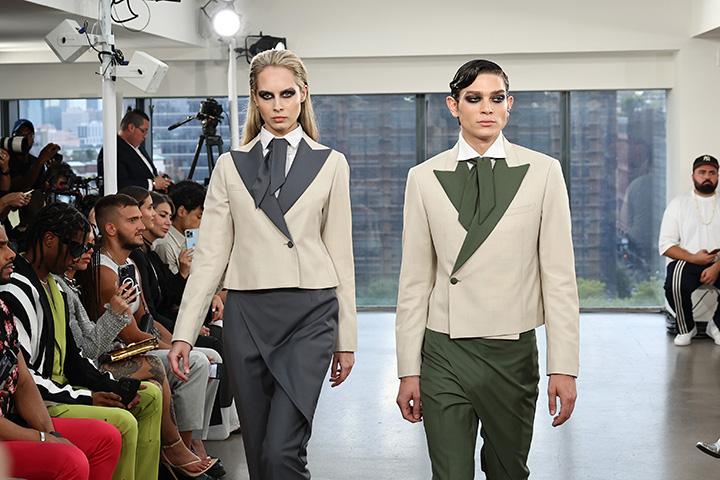 Photo of models walking down the runway for the L5A NYFW 2023 segment.