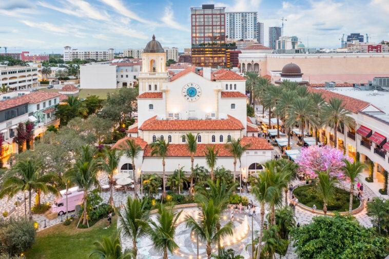 The Square located in Palm Beach for the Food and Wine Festival starting today.