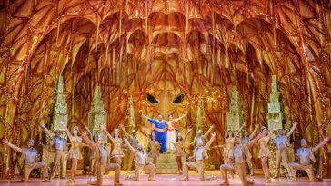 Aladdin cast on the national tour at the Dr.Phillips Center.