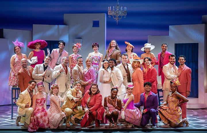 MAMMA-MIA-10 - Central Florida Lifestyle Mamma Mia cast, a favorite of the Orlando Broadway season lineup.