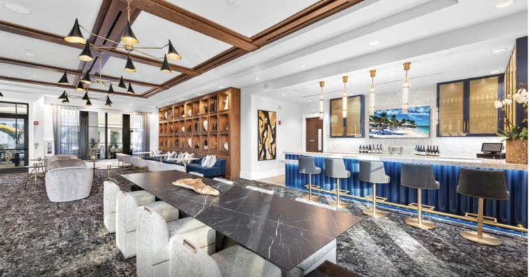 Custom Home Build Bar Dining Room - Central Florida Lifestyle