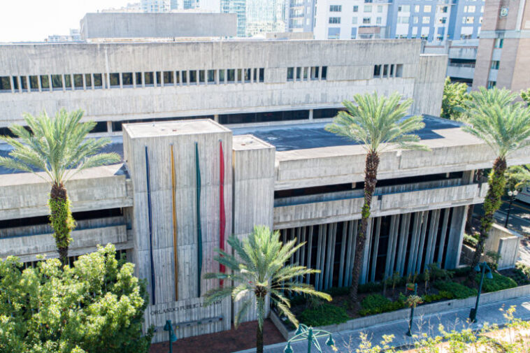 The Orlando Public Library in Downtown Orlando
